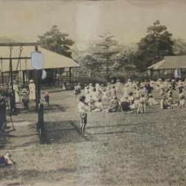 Children's playground in Victoria Park Camperdown, 1910
