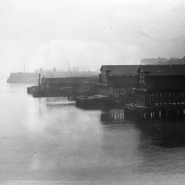Darling Harbour wharves, 1928