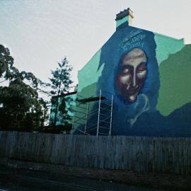 Per Ardua Ad Astra mural, corner Linthorpe Street and Erskineville Road Newtown, 1992-1993