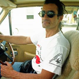 Tony Spanos driving his Rolls Royce, Sydney, circa 1991