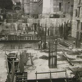 Construction of Town Hall House, 456 Kent Street Sydney, 1973