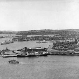 Fort Macquarie on Bennelong Point, East Circular Quay Sydney, 1940s