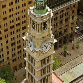 General Post Office (GPO) showing clock tower, Martin Place Sydney, 1999