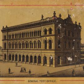 General Post Office, George Street Sydney, 1870s