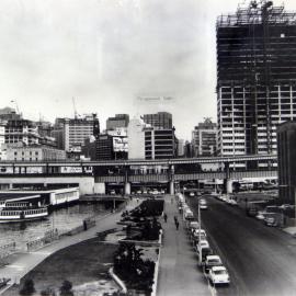 West Circular Quay and Cahill Expressway, 1960s