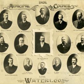 Mayor and Aldermen of Waterloo Municipal Council, 1908