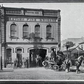 Newtown Fire Brigade, Australia Street Newtown, 1912