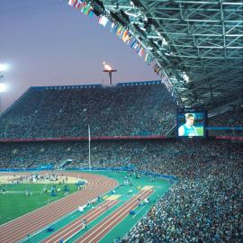 First night of Athletics at Stadium Australia, Homebush, Sydney, 2000
