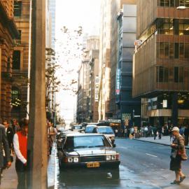 Streetscape,  Pitt Street near Martin Place, 1986