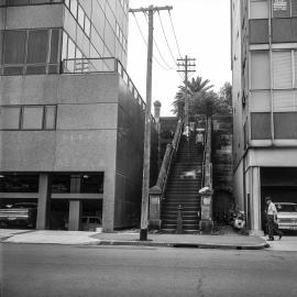 Moore Stairs, Circular Quay East Sydney, 1973