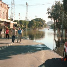 Burst water main damage Elizabeth Street Redfern, 1988 | 1 vote