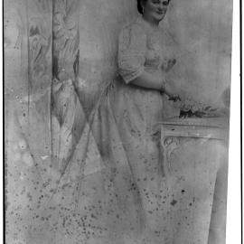 Portrait of Lady Mayoress, Mrs T Taylor, Municipal Council of Sydney, 1909
