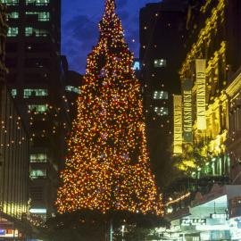 Christmas tree, Pitt Street Sydney, 1995