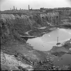 Bedford Refuse Pit, corner King Street and Mitchell Road St Peters, 1962