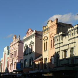 View of building facades, King Street Newtown, 2006