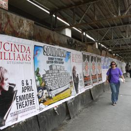 Lucinda Williams - Little Honey Tour', Poster, King Street south Newtown, 2009