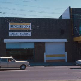 Hendersons Furniture and Hospital Equipment on Botany Road Alexandria, circa 1977