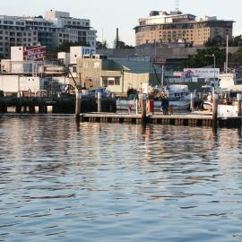 View of Fish Markets across wharf, Bank Street Pyrmont, 2004