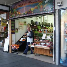Fruit and vegetables store, Darlinghurst Road Potts Point, 2004