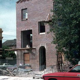 Woolloomooloo Redevelopment Project, construction of new houses, Forbes Woolloomooloo, 1981