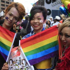 Japanese gay flags, Sydney Gay & Lesbian Mardi Gras (SGLMG), 2013
