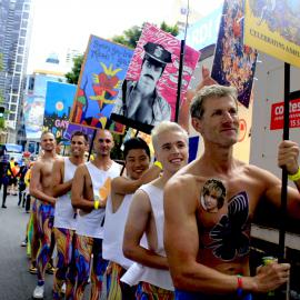 Mardi Gras past posters marching, Sydney Gay & Lesbian Mardi Gras (SGLMG), 2013