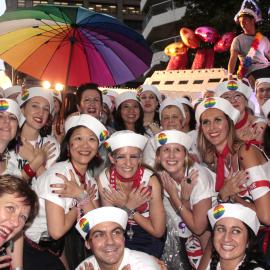 City of Sydney Float and dancers, Sydney Gay & Lesbian Mardi Gras (SGLMG), 2012