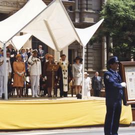 Presentation ceremony, Royal Tour, Sydney Town Hall, 1992