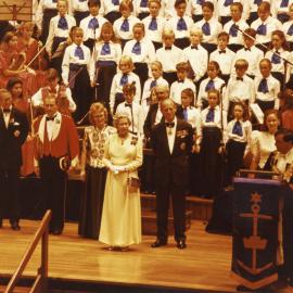 Queen Elizabeth II, evening reception, Royal Tour, Sydney, 1992