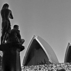 Crowded House at Opera House, Circular Quay Sydney, 1997