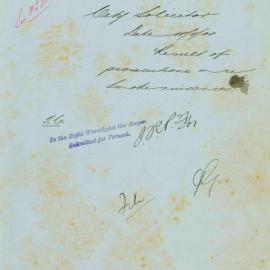 File - Result of prosecution re smoke nuisances, 1901