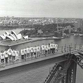 Sydney Harbour Bridge climb.