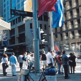 Olympic bike at Martin Place Olympic Live Site, Sydney, 2000