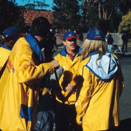 Council Staff members at Olympic Torch Relay at Seven Hills Sydney, 2000