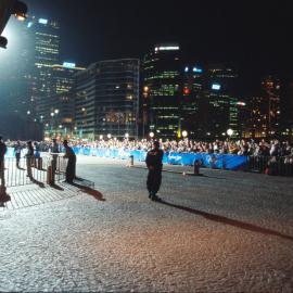 Sailing medal ceremonies at the Sydney Opera House Bennelong Point, 2000