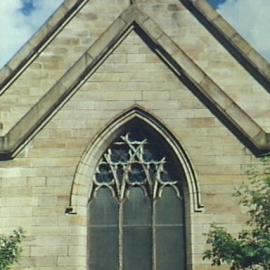 Window and detail, Christ Church St Laurence, George Street, Sydney, 2001