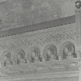 Interior, Capitol Theatre, peacock details, Campbell Street Haymarket, 1972