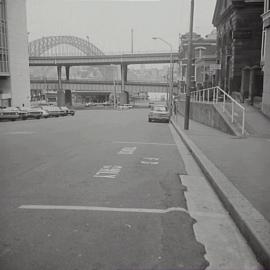 Opera House site, Phillip Street Sydney, 1973