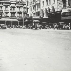 Street widening project, Park Street Sydney, 1929
