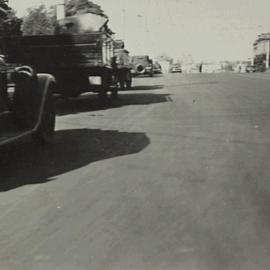 Park St at Hyde Park Sydney, 1929