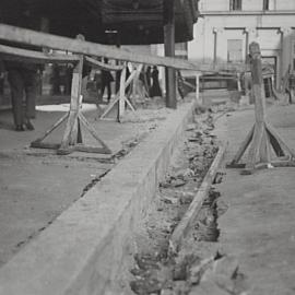 Road works on Bay Street Ultimo, 1936