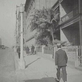 Pedestrians on Macquarie Street Sydney, 1926