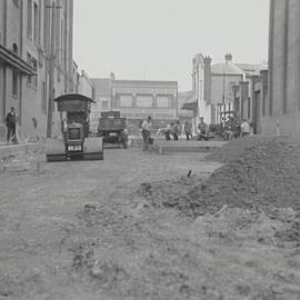 Road reconstruction, Balfour Street Chippendale, 1936