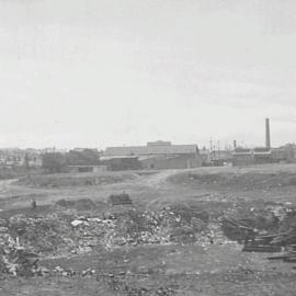 Rubbish tip, Camdenville Park site, May and Council Streets, St. Peters, circa 1950