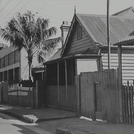Looking west at realignment of Purkis Street Camperdown, 1940