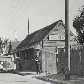 Looking west along realignment of street, Purkis Street Camperdown, 1940