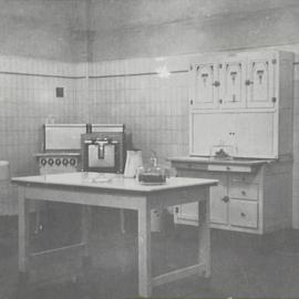 Model Kitchen in Sydney County Council Electricity showrooms, George Street Sydney, 1936