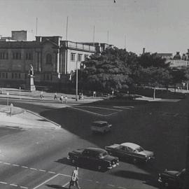 Mitchell Library and Shakespeare Place, Macquarie Street, Sydney, 1960