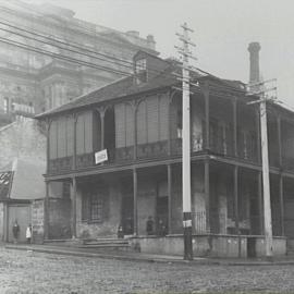 Print - Goulburn House, Druitt and Kent streets Sydney, circa 1901