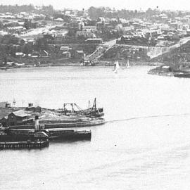 Manly ferry FAIRLIGHT (1) at Dawes Point, circa 1900